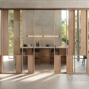 Kolekcja NOI marki Garofoli – połączenie metalu, szkła i drewna